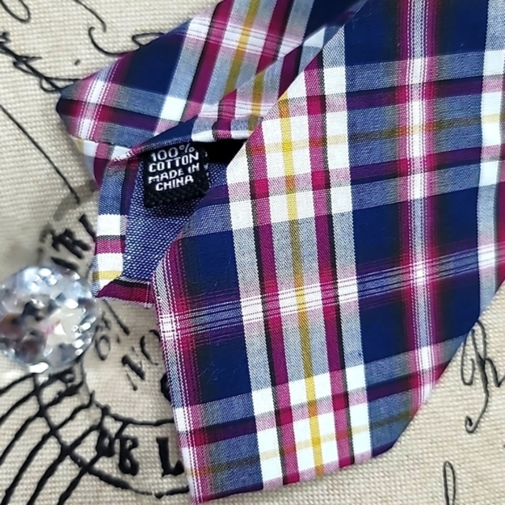 Nordstrom skinny plaid tie